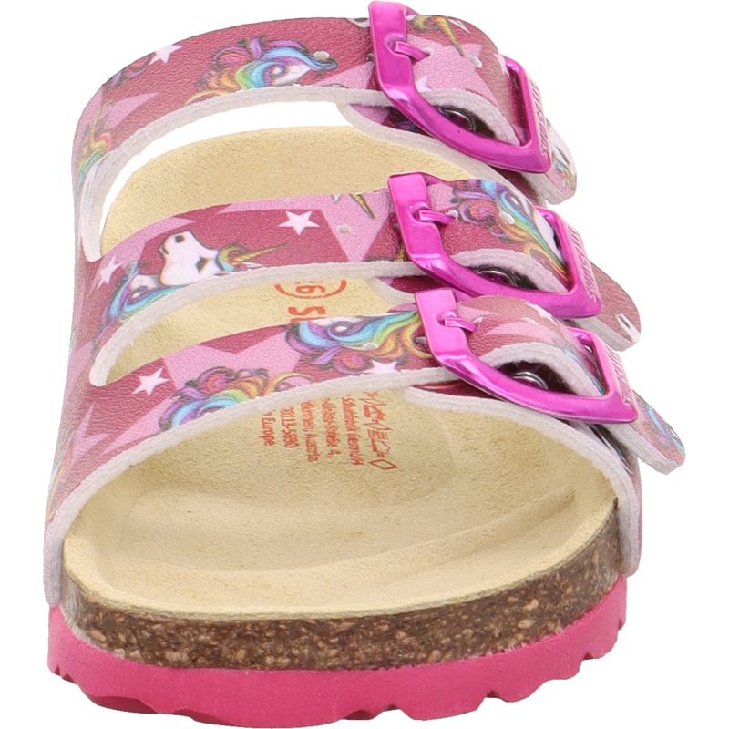 Superfit FUSSBETTPANTOFFEL Girls Slipper - Material: Sonstiges Material in Pink
