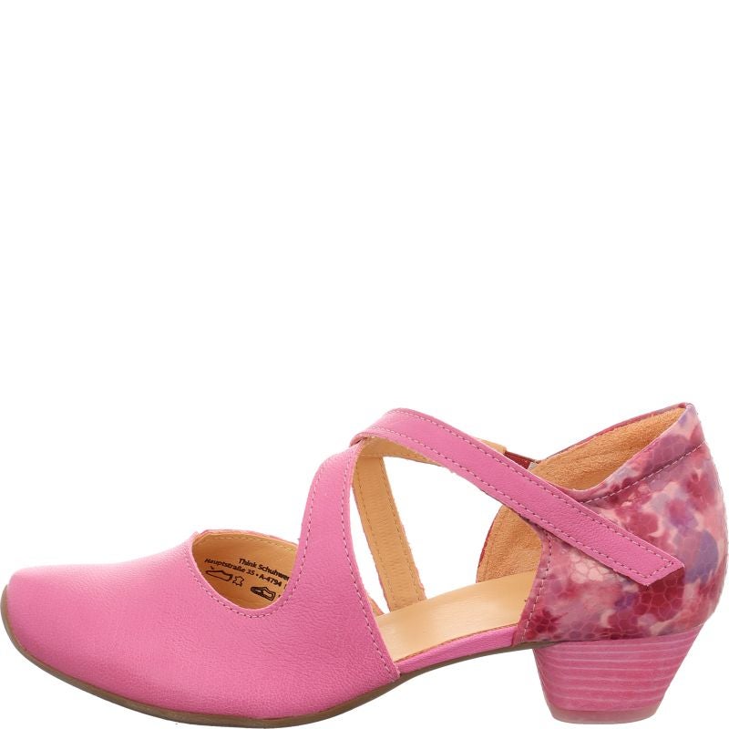 Think! AIDA Damen Pumps - Material: Leder in Pink