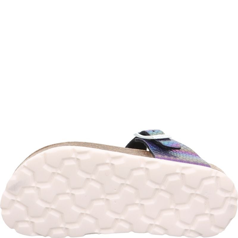 Superfit FUSSBETTPANTOFFEL Girls Slipper - Material: Sonstiges Material in Blue