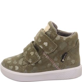 Superfit SUPIES Mädchen Sneaker high - Material: Leder/Textil in Grün