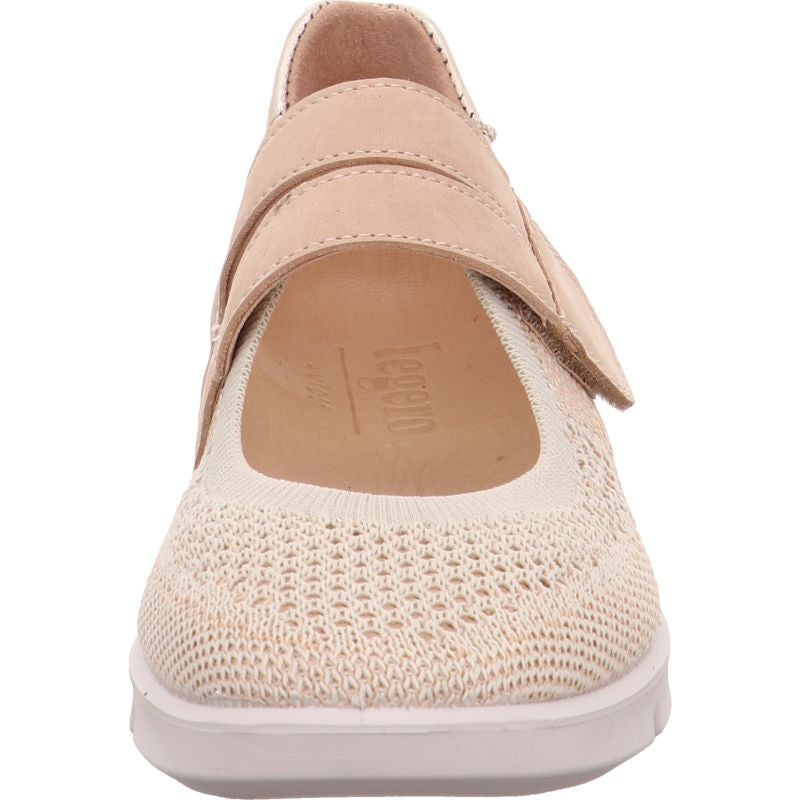 Legero LUCCA Damen Ballerina - Material: Leder/Textil in Beige
