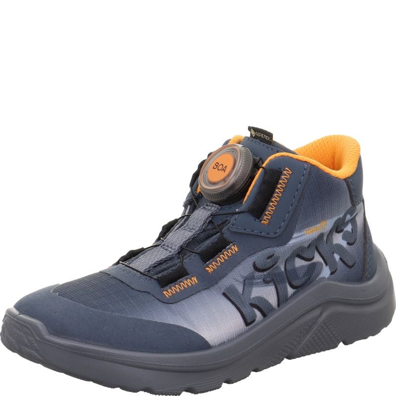 Superfit KICKS Unisex | Jungen Sneaker high - Material: Textil/Sonstiges Material in Blau