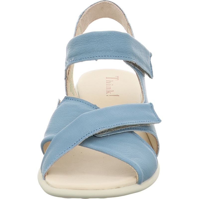 Think! VIVI Damen Sandalette - Material: Leder in Blau