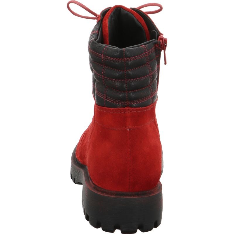 Think! TRENTO Damen Stiefelette - Material: Leder in Rot