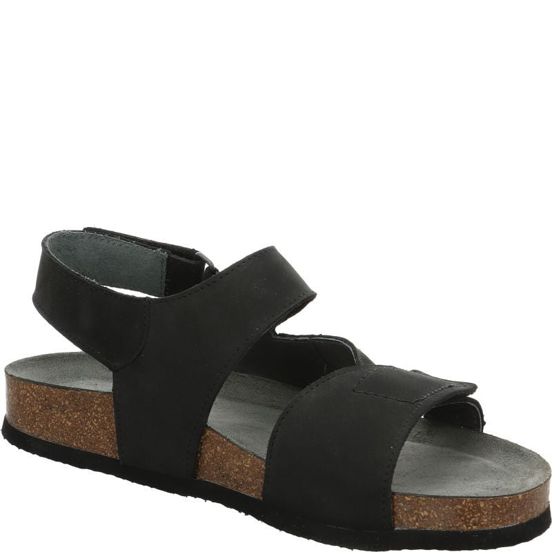 Think WOLFI Men Sandal - Material: Leather in Black