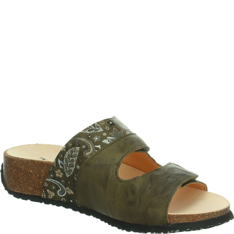 Think MIZZI DAMEN  - Material: Leather in Green