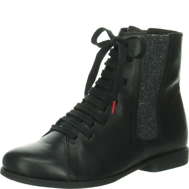 Think! AGRAT Damen Stiefelette - Material: Leder in Schwarz