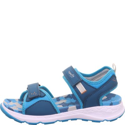 Superfit CRISS CROSS Jungen Sandale - Material: Textil/Sonstiges Material in Blau