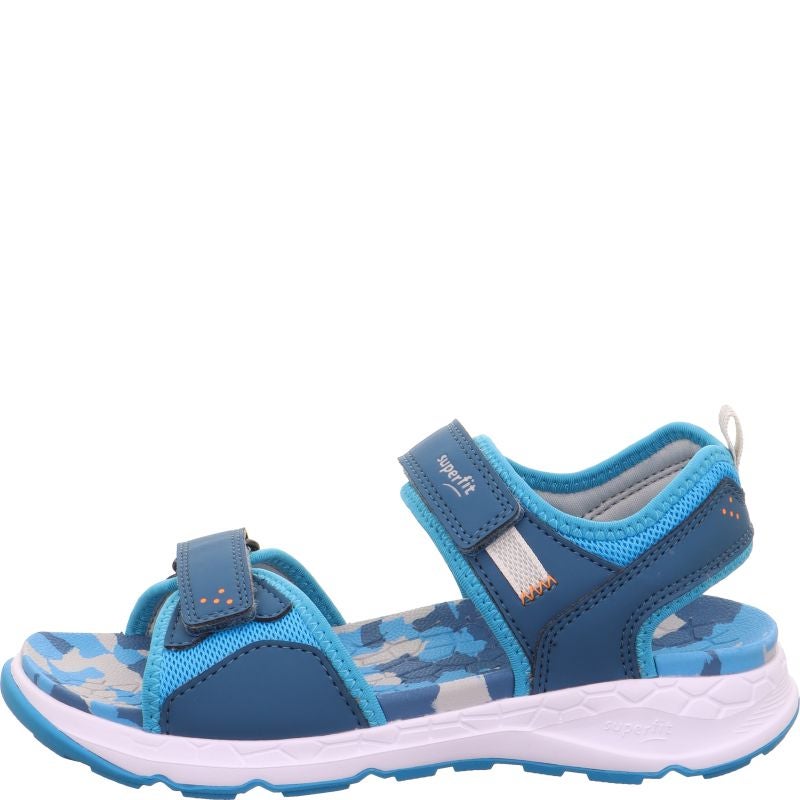 Superfit CRISS CROSS Jungen Sandale - Material: Textil/Sonstiges Material in Blau