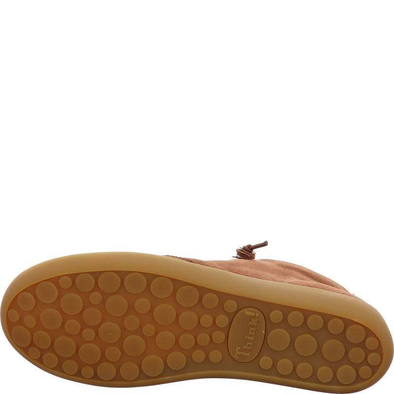 Think! NATURE Damen Sneaker high - Material: Leder in Braun