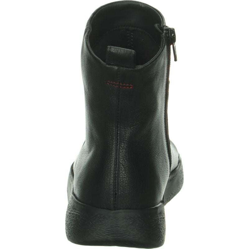 Think! TURNA LIGHT Damen Stiefelette - Material: Leder in Schwarz