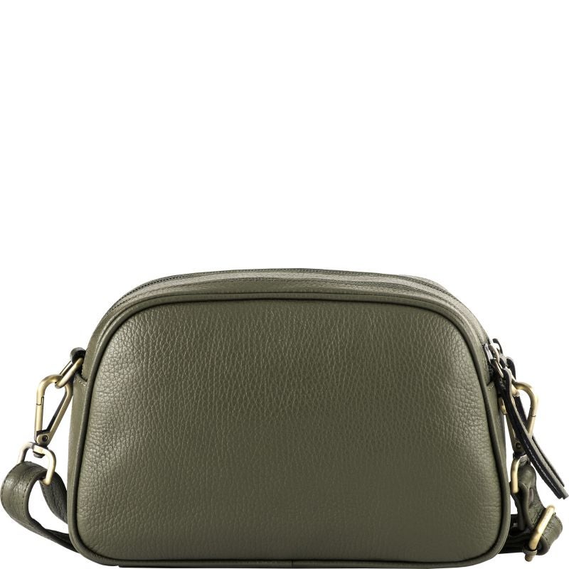Think! TASCHE Tasche - Material: Leder in Oliv