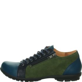Think KONG HERREN Lace up shoe - Material: Leather in Green