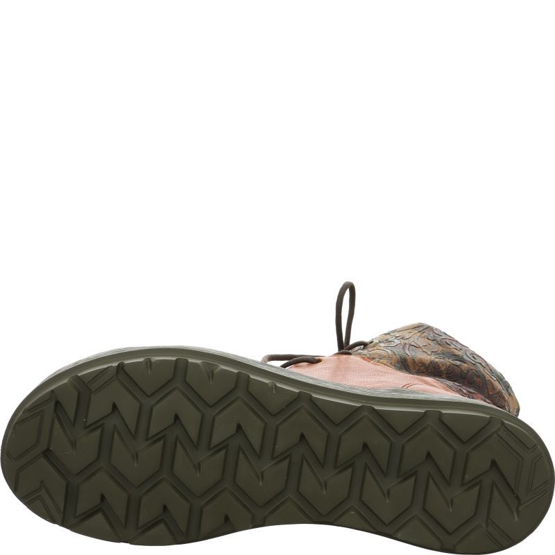 Think COMODA Woman Lace-up boot - Material: Leather in Brown
