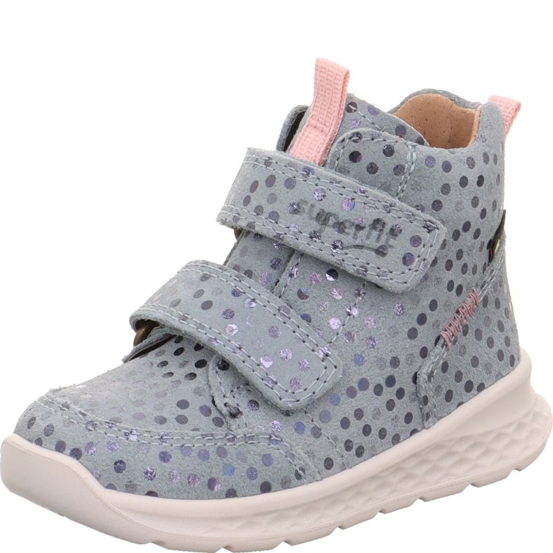 Superfit BREEZE Sneaker high - Material: Leder in Blau