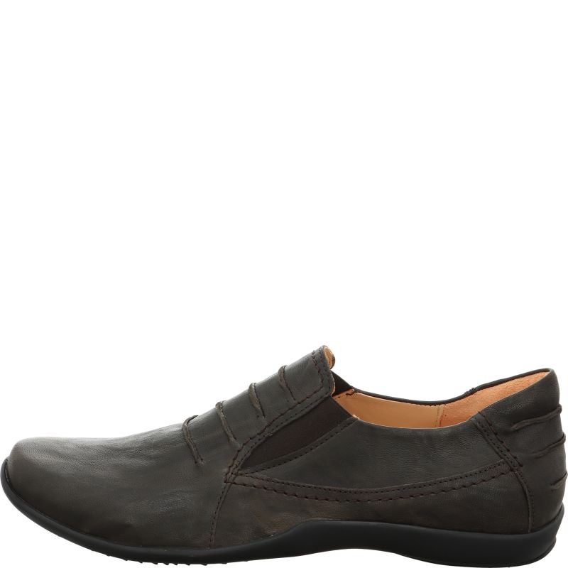 Think STONEHERREN Slipper - Material: Leather in Brown