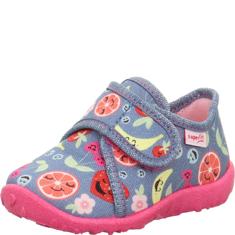 Superfit SPOTTY Slipper - Material: Textile in Blue