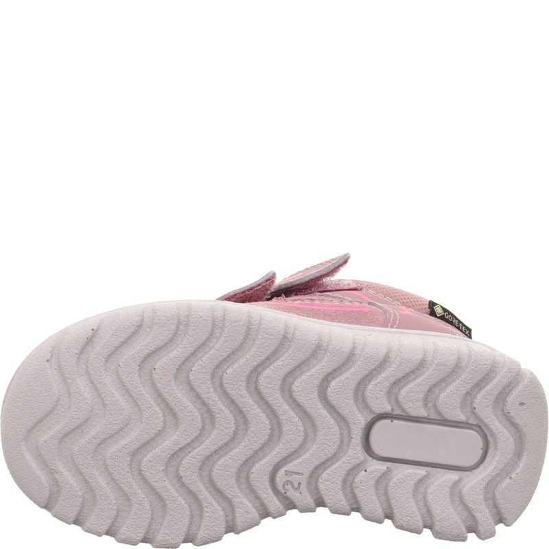 Superfit SPORT7 MINI Mädchen Sneaker high - Material: Leder/Sonstiges Material/Textil in Lila