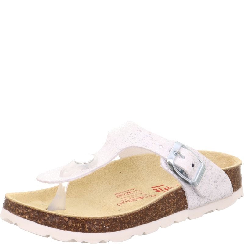 Superfit FUSSBETTPANTOFFEL Girls  - Material: Sonstiges Material in Metallic
