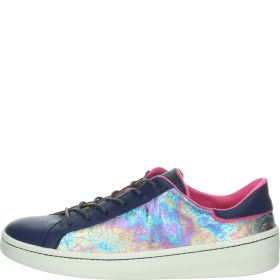 Think KUMI Woman Sneakers low - Material: Leather in Blue