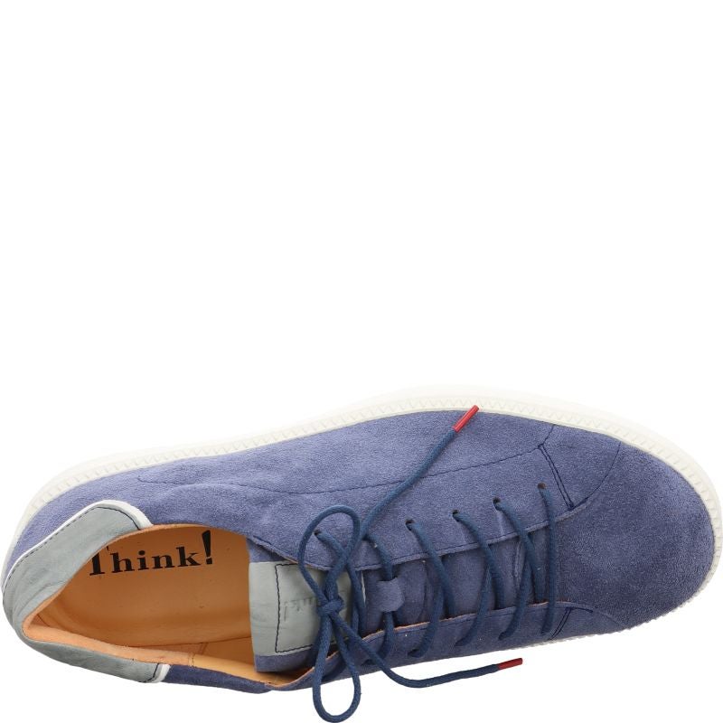 Think TURNA MEN Men Sneakers low - Material: Leather in Blue
