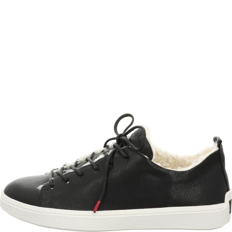 Think! TURNA DAMEN Damen Sneaker low - Material: Leder in Schwarz