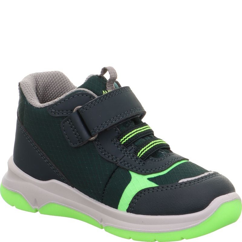 Superfit COOPER Unisex | Jungen Sneaker high - Material: Textil/Sonstiges Material in Grün