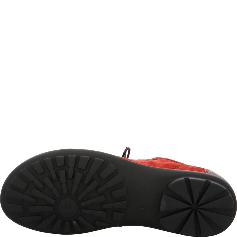 Think KONG HERREN Men Lace up shoe - Material: Leather in Red