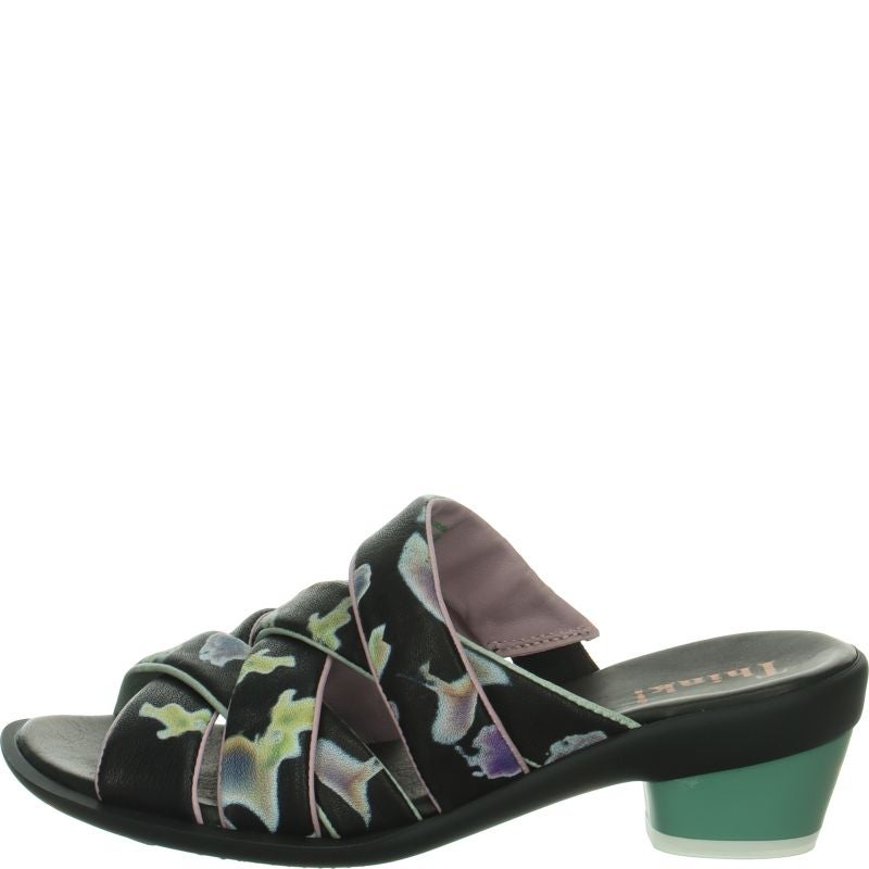 Think ZAZA Woman Mules - Material: Leather in Multi Colour
