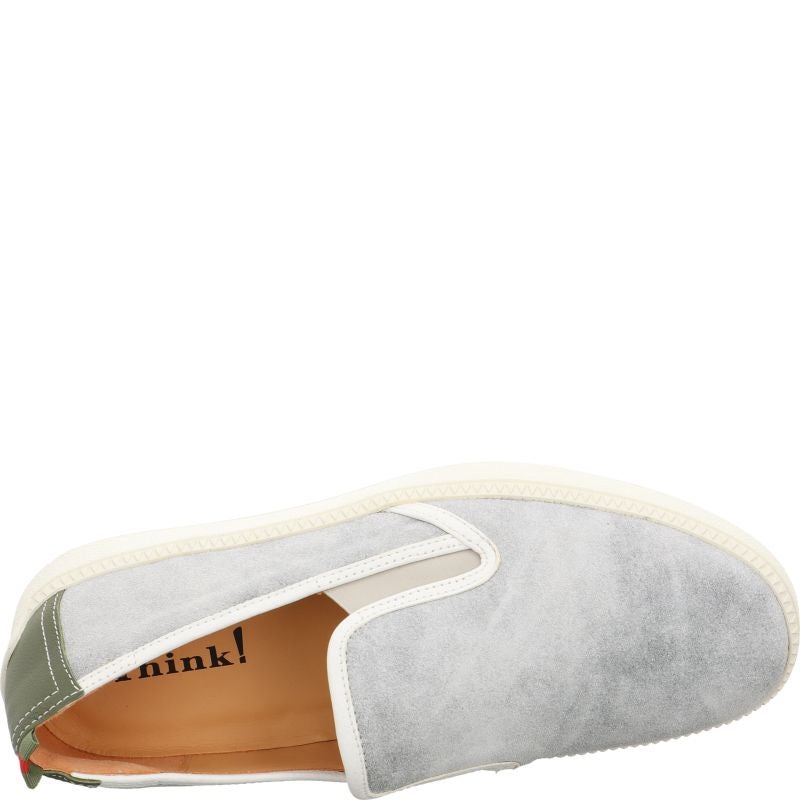 Think TURNA MEN Men  - Material: Leather in Grey