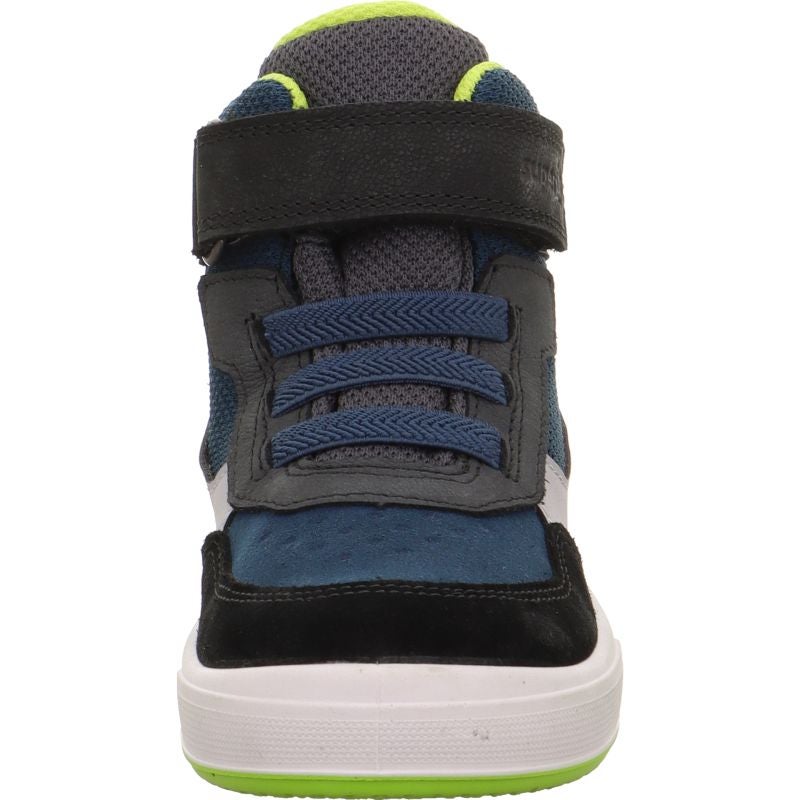 Superfit MAVERICK Jungen Sneaker high - Material: Leder/Sonstiges Material/Textil in Mehrfarbig