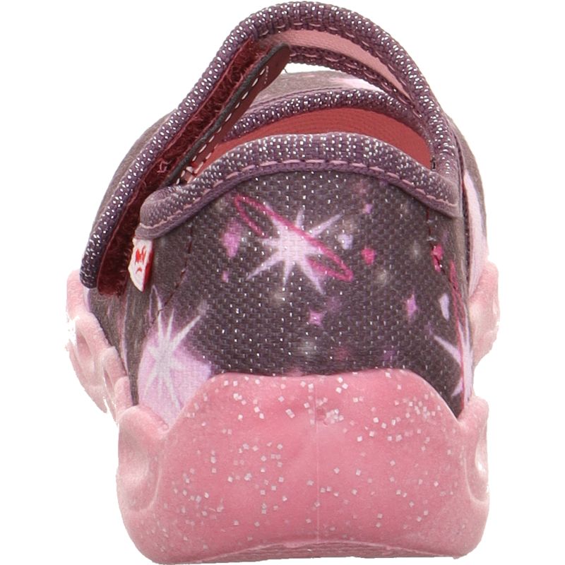 Superfit BUBBLE Girls Slipper - Material: Textile in Red