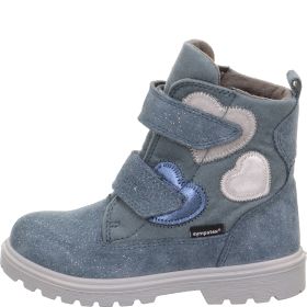 Superfit SPIRIT Girls Boot - Material: Leather/Textil in Blue