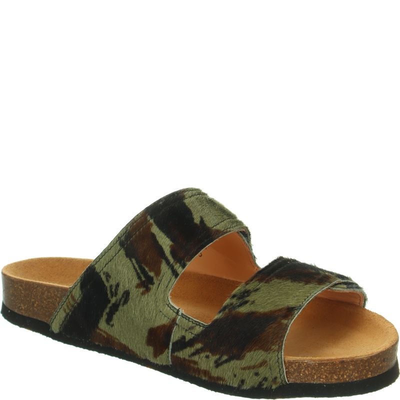 Think! WOLFI Herren Pantolette - Material: Leder in Mehrfarbig