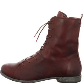 Think AGRAT Woman Ankle boot - Material: Leather in Red
