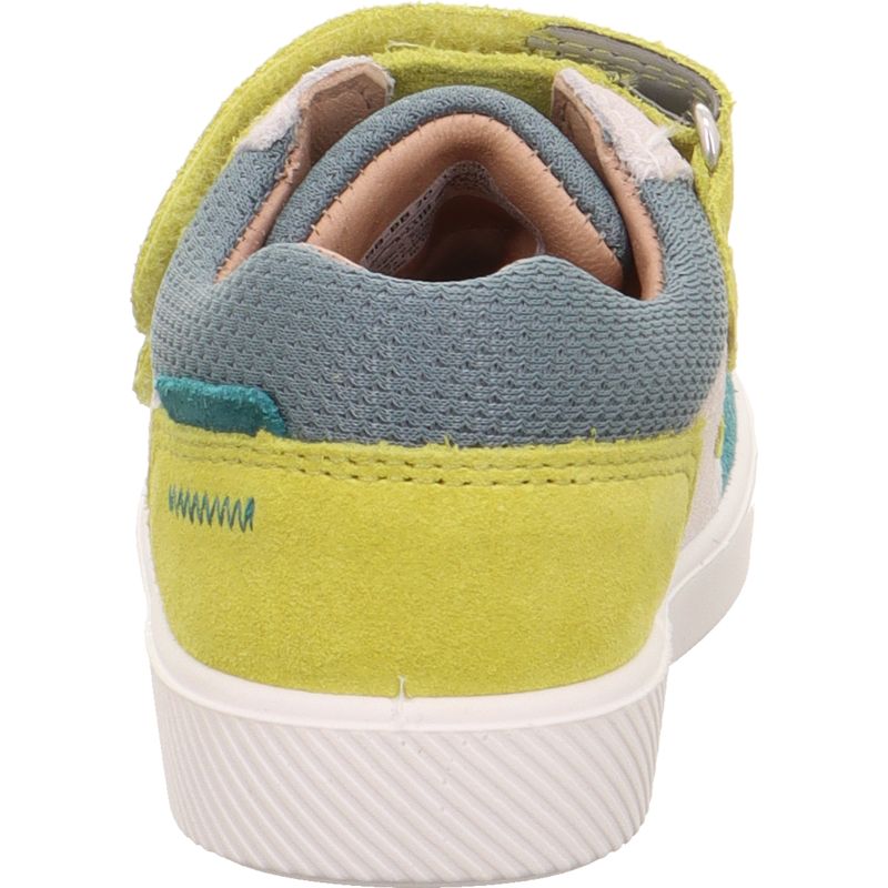 Superfit SUPIES Sneaker low - Material: Leder/Textil in Gelb