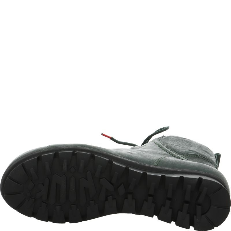 Think! MENSCHA Damen Stiefelette - Material: Leder in Grün