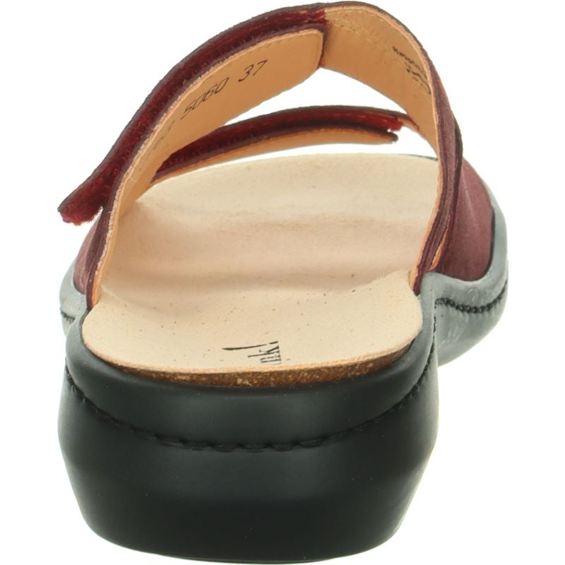 Think! CAMILLA Damen Pantolette - Material: Leder in Rot