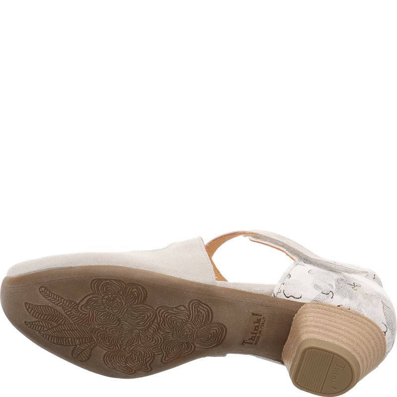 Think AIDA DAMEN Pumps - Material: Leather in Grey