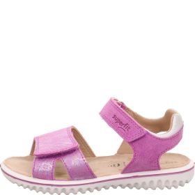 Superfit SPARKLE Girls Sandal - Material: Leather in Purple