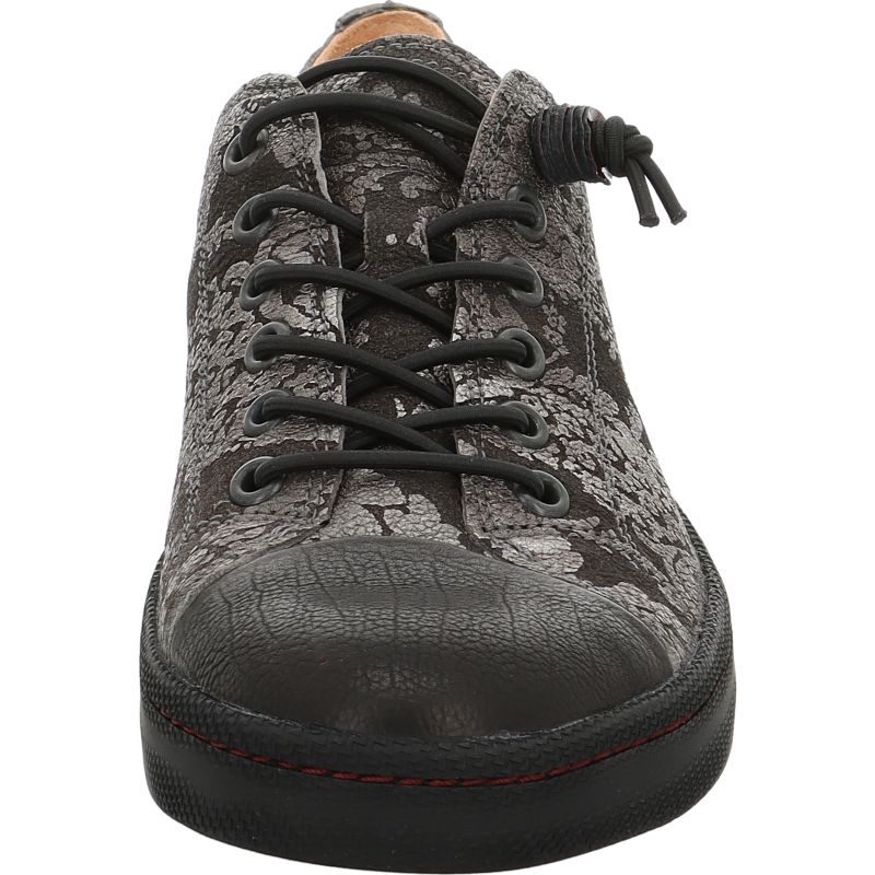 Think KUMI Woman Sneakers low - Material: Leather in Black