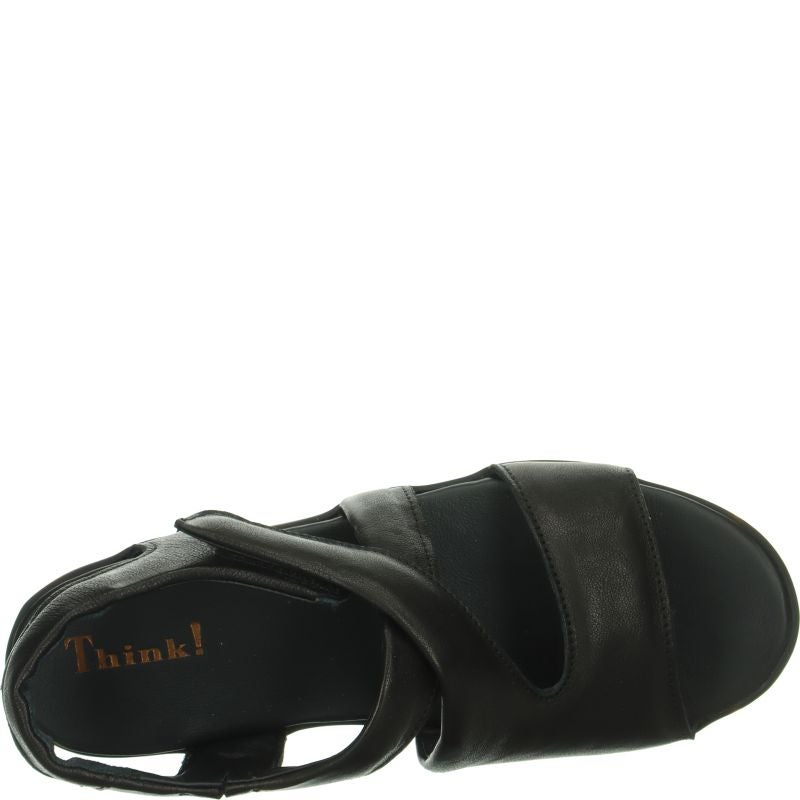 Think NATURE SAND Woman  - Material: Leather in Black