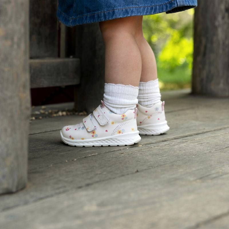 Superfit BREEZE Sneaker high - Material: Leder in Weiß