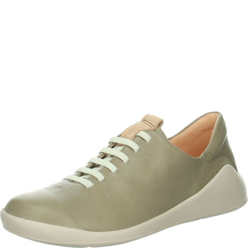 Think DUENE Woman Sneakers low - Material: Leather in Olive