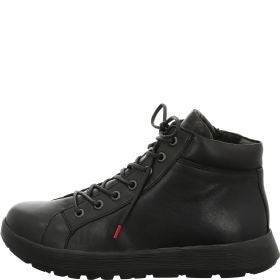 Think COMODA Woman Ankle boot - Material: Leather in Black