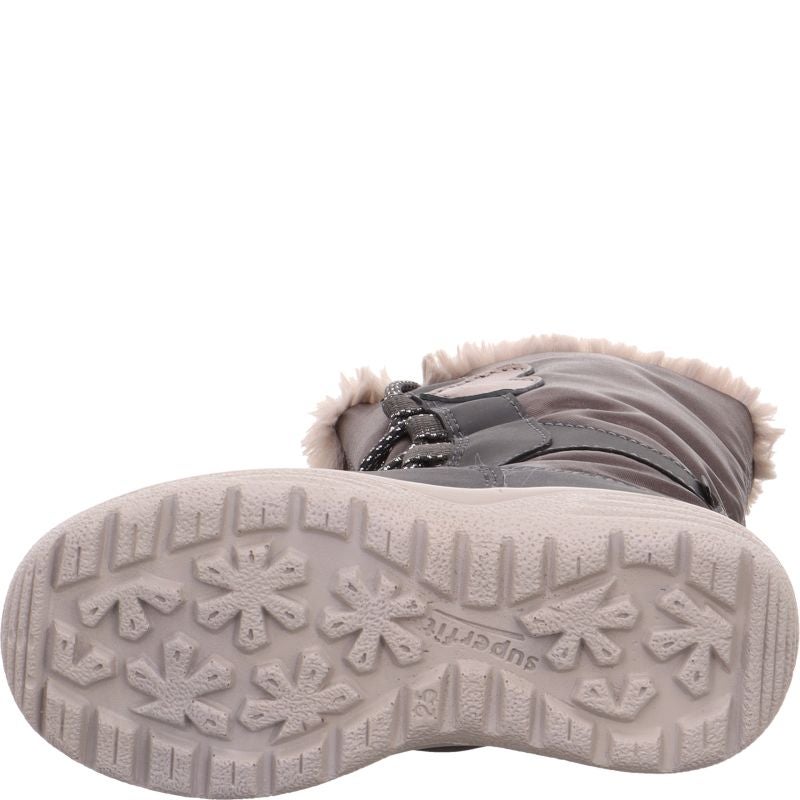 Superfit CRYSTAL Girls Boot - Material: Textil/Sonstiges Material in Grey