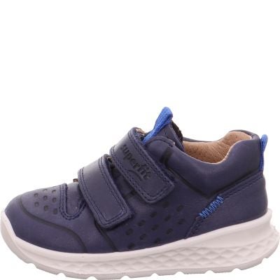 Superfit BREEZE Unisex, Jungen Sneaker high - Material: Leder in Blau