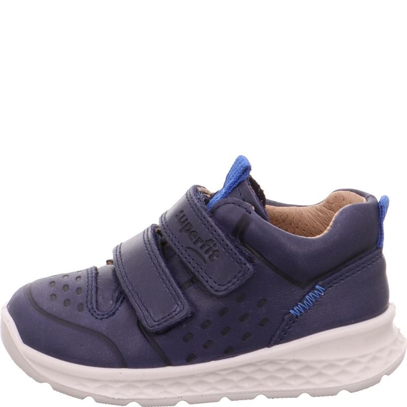 Superfit BREEZE Unisex, Boys Sneakers high - Material: Leather in Blue