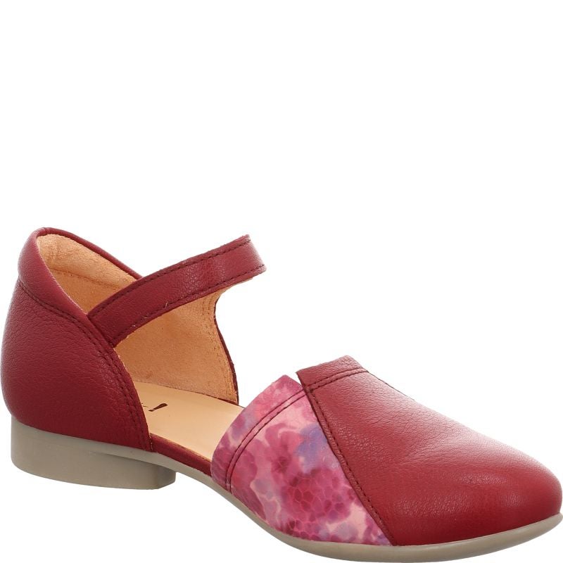 Think GUAD2 Woman  - Material: Leather in Red