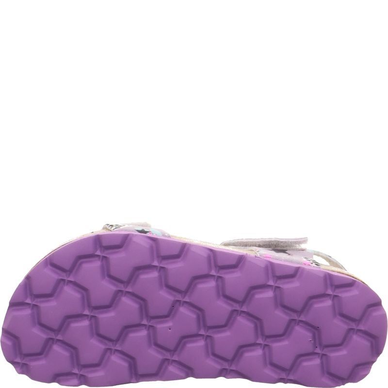 Superfit FUSSBETTPANTOFFEL Sandal - Material: SonstigesMaterial in Purple
